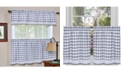 Achim Buffalo Check Window Curtain Tier Pair, 58x36